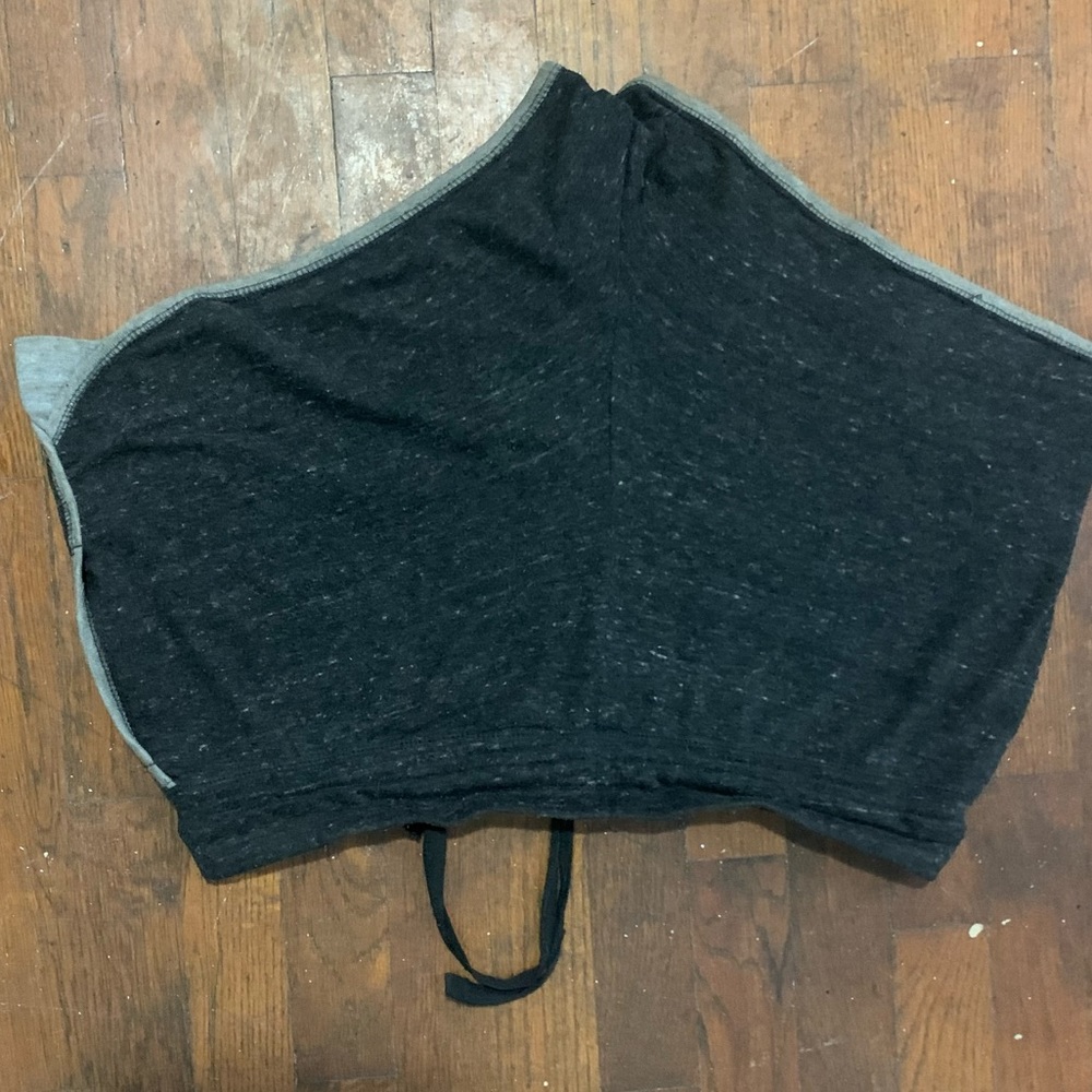 Grey athletic shorts
